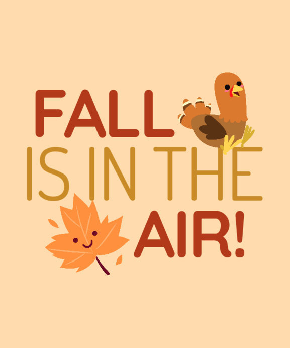 Fall-Themed T-Shirt Design Maker with Sweet Illustrations