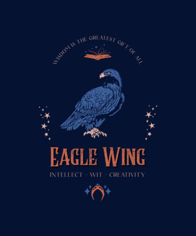 Harry Potter-Inspired T-Shirt Design Creator with a Magical Flying Creature