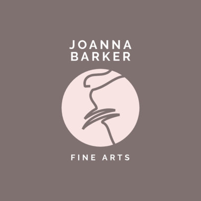 Logo Generator for Dance Academies Featuring an Abstract Ballerina Clipart 