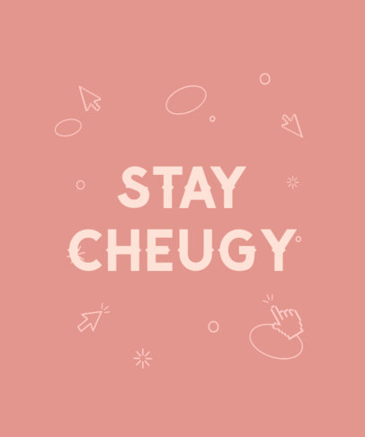 T-Shirt Design Generator Featuring an Uncool Quote