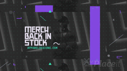 Slideshow Video Creator for a Merch Store Featuring Abstract Animated Graphics 3319a 3943-el1