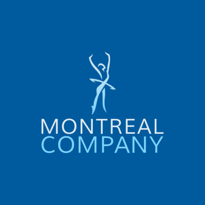 Ballet Company Logo Creator with a Ballerina Silhouette