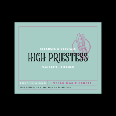 Logo Maker for an Aromatic Candles Brand With a Label Layout