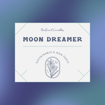 Natural Candles Store Logo Generator with Flower Graphics