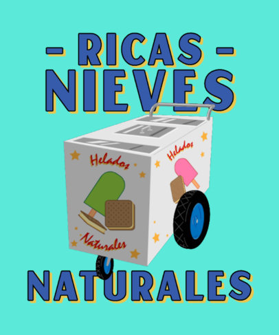 T-Shirt Design Maker With Street Food-Themed Graphics  