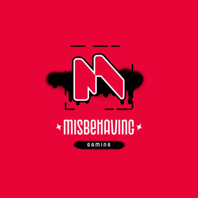 Logo Maker for an eSports Team with a Letter Inspired by Cyberpunk 4372a