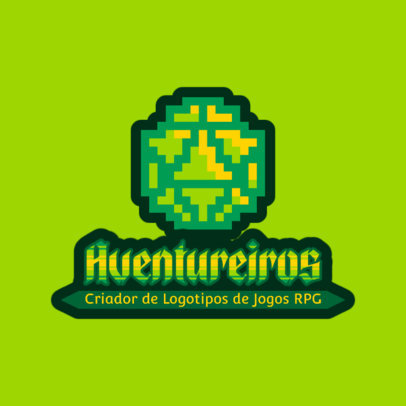 Role Playing Gaming Logo Maker with an 8-Bit Style