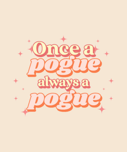 Outer Banks-Inspired T-Shirt Design Generator with a Pogue Quote 3149j 4056b