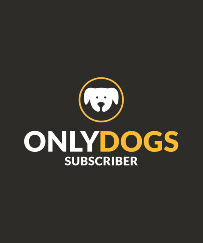 T-Shirt Design Template Featuring OnlyFans Parody Graphics