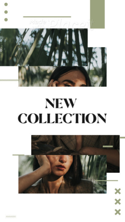 Instagram Story Video Template for a New Clothing Collection Promo