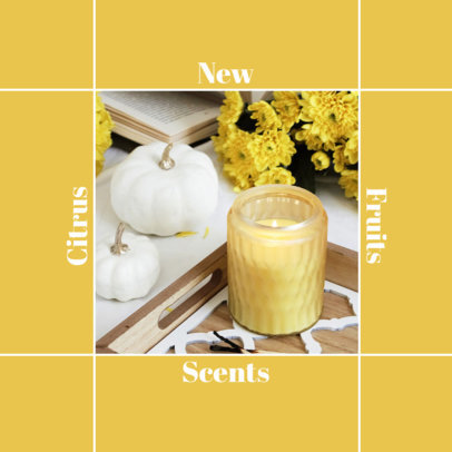 Instagram Post Maker for Scented Candles Brands
