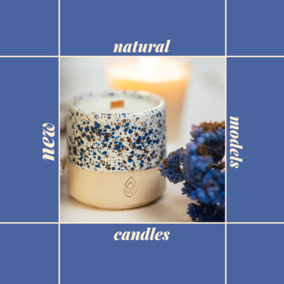 Instagram Post Generator for Handmade Organic Candles Brands 