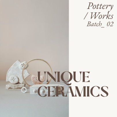 Instagram Post Creator for a Dropshipping Brand of Handcraft Items 4337b-el1