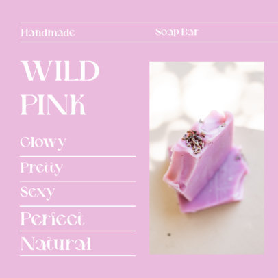 Instagram Post Template for a Handmade Soap Brand 4334e-el1
