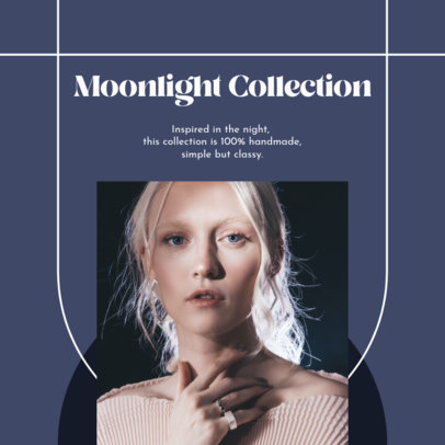 Instagram Post Design Template With a Carousel Layout for a Jewelry Brand