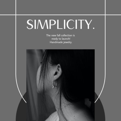 Instagram Post Design Template To Share Artisanal Jewelry on a Carousel