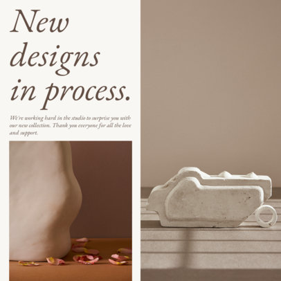 Instagram Post Creator for a Handcraft-Themed Carrousel 4339b-el1