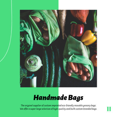 Instagram Post Creator With Eco-Friendly Products on a Carousel Layout 4326c-el1