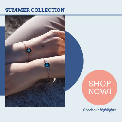 Instagram Post Design Generator for a Jewelry Brand's Artisanal Collection