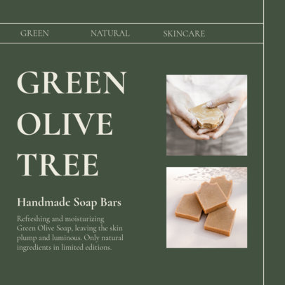 Instagram Post Generator Featuiring Handmade Soap Bars 4335a-el1