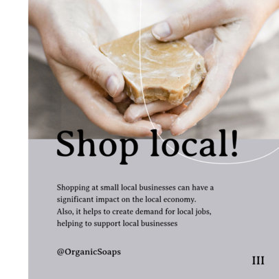 Instagram Post Design Template With Pictures of Handmade Products 4327f-el1