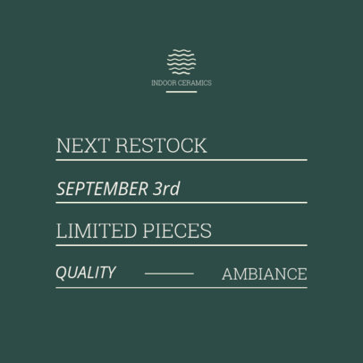 Instagram Post Template for a Carrousel Promoting Home Decor Items