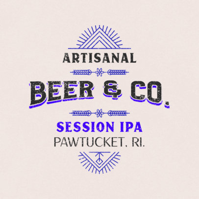 Online Logo Maker for an Artisanal Beer Company