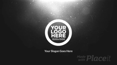 Intro Video Generator Featuring an Animated Logo Reveal with Glitch Effects