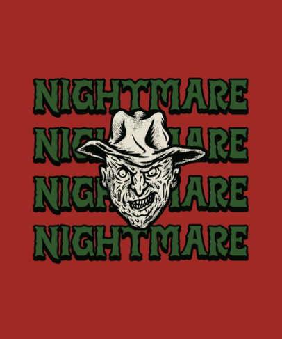 T-Shirt Design Maker with a Halloween-Inspired Character