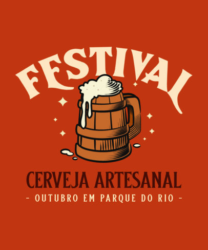 T-Shirt Design Generator for a Craft Beer Festival