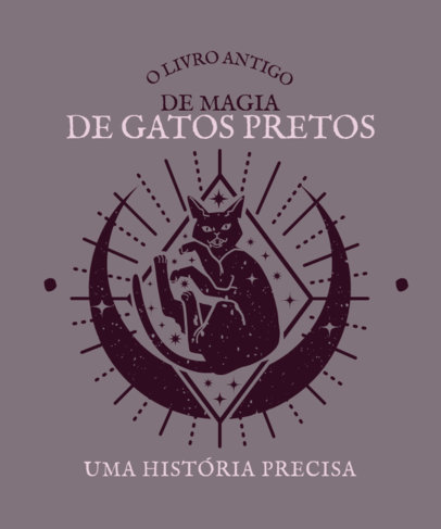 Esoteric T-Shirt Design Creator Celebrating Black Cats