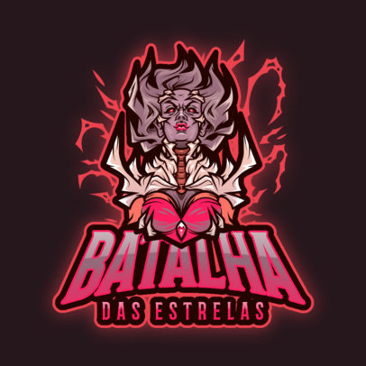 Gaming Logo Template Featuring StarCraft-Inspired Characters