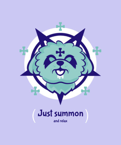 T-Shirt Design Generator with a Kawaii Esoteric Graphic