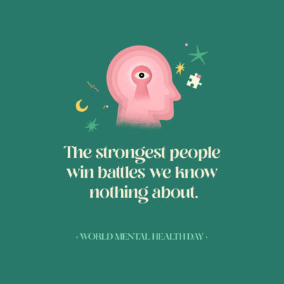 Instagram Post Maker to Celebrate World Mental Health