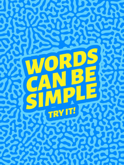 Notebook Cover Template Featuring Abstract Patterns and Bold Fonts 4392-el1