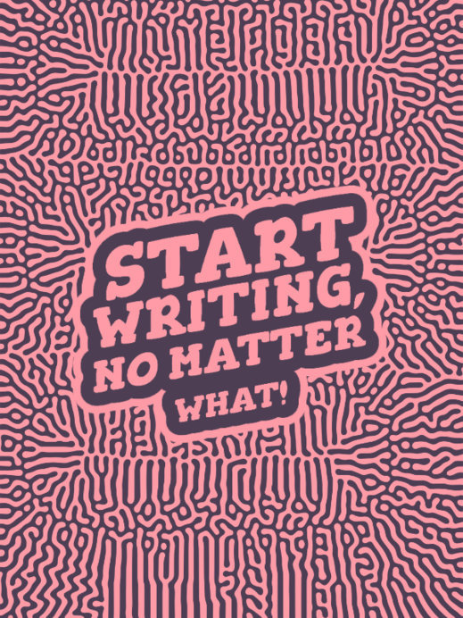Placeit - Notebook Cover Template Featuring an Encouraging Message and ...