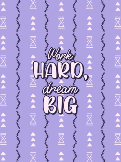 Notebook Cover Maker Featuring an Inspirational Quote