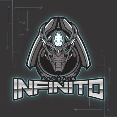 StarCraft-Inspired Logo Creator Featuring an Alien Commander