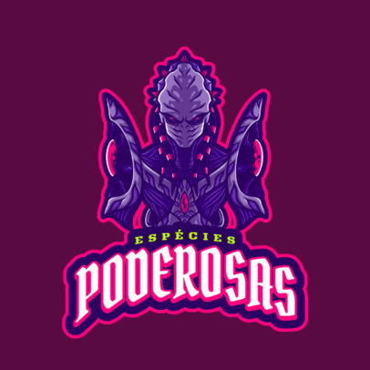 Gaming Logo Generator Featuring a StarCraft-Inspired Evil Character 