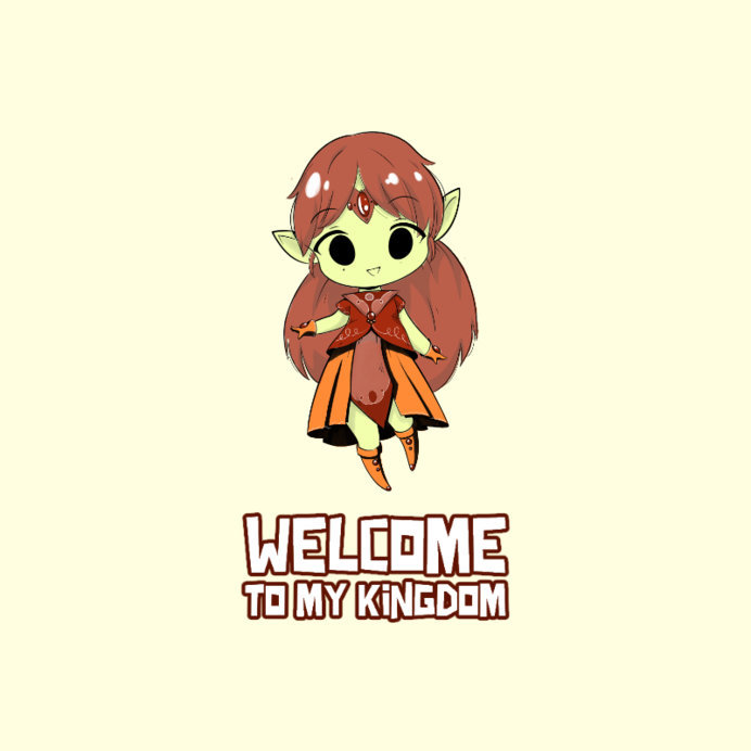 Zelda-Inspired Logo Creator with a Chibi-Style Graphic