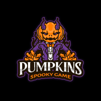 Gaming Logo Maker Featuring Spooky Character Illustrations