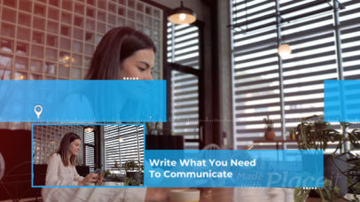 Slideshow Video Template Featuring Dynamic Boxes with Pin Graphics