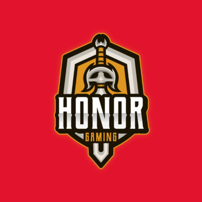 Logo Generator with a Sword-Themed Emblem