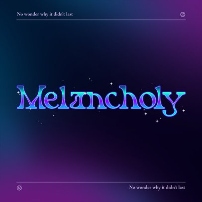 Online Logo Template Featuring Chrome-Textured Typography 4667