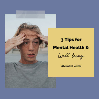 Instagram Post Maker for a Mental Health-Themed Carousel 