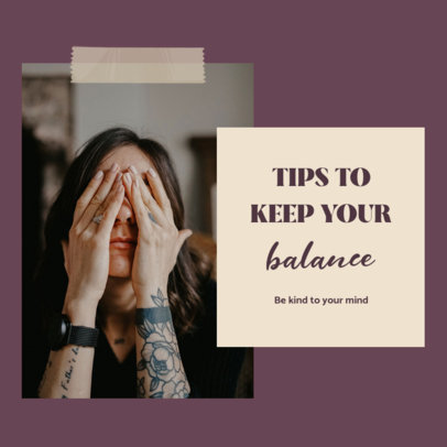 Mental Health-Themed Instagram Post Generator for a Carousel 