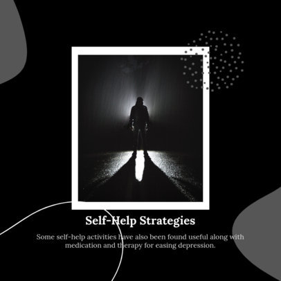 Instagram Post Generator with Information About Self-Help for Mental Health