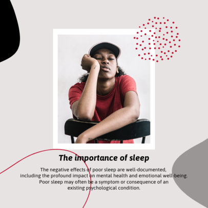 Instagram Post Creator for a Carrousel to Talk About Mental Health Day