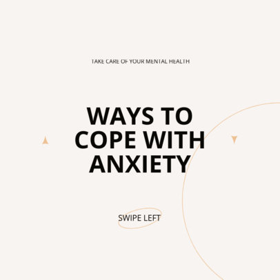 Post Design Creator for an Instagram Carousel With a Mental Health Theme