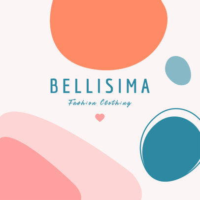 Clothing Brand Logo Maker With a Minimal Style and Text in Portuguese